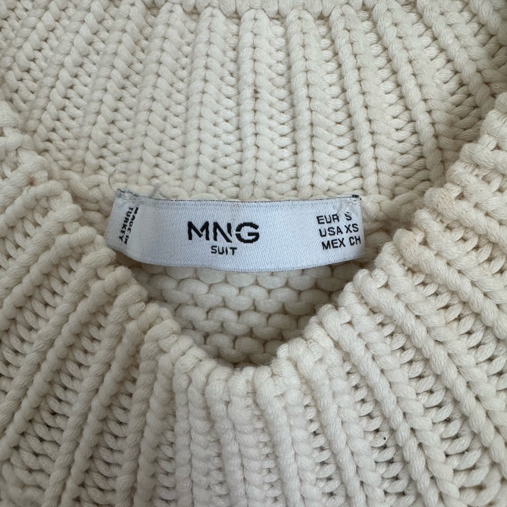 Mango Cream Women's Sweater Cardigan